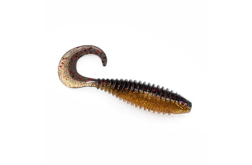 Image of Chasebaits Curly Bait Soft Bait, 8, 4in, Blood Gold, CB4-103