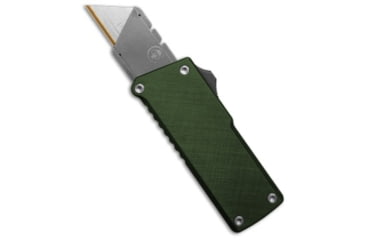 Image of Chaves Chaves Handy Utility Blade CHUB OTF Knife Green Cross-Hatch Al 1" Utility, Green, adult, BHQ-234051