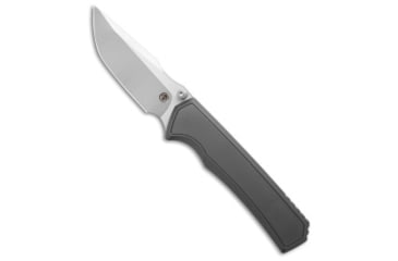 Image of Chaves Knives Chaves Knives x Sam Tran The Arison Street Integral Knife 3.25" Belt Satin, Gray, Bohler M390, adult, BHQ-234420