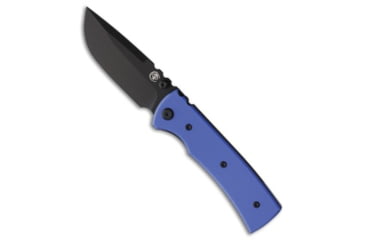 Image of Chaves Knives Chaves Redencion 229 Blue Label Drop Point Knife Blue G-10 3.5" Black PVD, Blue, Elmax, adult, BHQ-231235