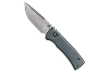 Image of Chaves, Pro-Tech Chaves Knives Redencion Automatic Knife Gray Aluminum 3.4" Stonewash, Gray, CPM S35VN, adult, BHQ-225254