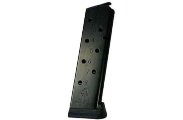 Image of Check-Mate Industries 1911 Full Size 5in .45 ACP 8 Round Pistol Magazine, Black, CM4519118B