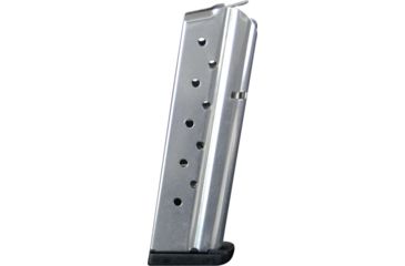 Image of Check-Mate Industries Magazine, 1911, .38 Super, Removable Base, 9-Round, Stainless CM38S-9-S-RB
