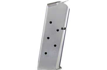 Image of Check-Mate Industries Magazine, 1911, .45 ACP, Compact, Welded Base, 6-Round, Stainless CM45-6C-S