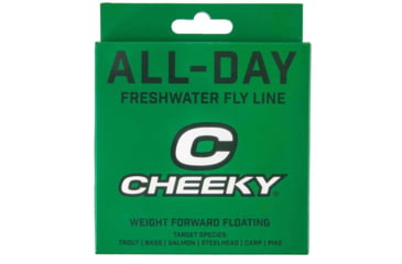 Image of Cheeky Fishing All-Day Freshwater Fly Line, 6 WT, Mint/Stone, C-LIN-FLO-6WT