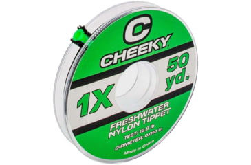Image of Cheeky Fishing Freshwater Tippet, 1X, Clear, C-TIP-1XN-50Y