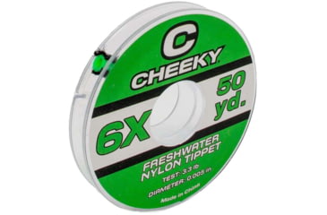 Image of Cheeky Fishing Freshwater Tippet, 6X, Clear, C-TIP-6XN-50Y