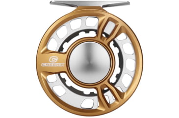 Image of Cheeky Fishing Limitless 325 Fly Reel, Orange/Silver, 2-4 wt, 3.25 in diameter, C-LIM-325-ROS