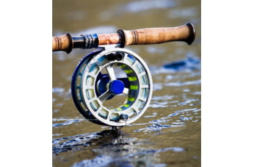 Image of Cheeky Fishing Limitless 525 Fly Reel, Blue/Silver, 12-16 wt, 5.25 in diameter, C-LIM-525-RBS