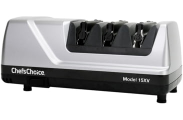 Image of Chef's Choice 15 Trizor XV Edgeselect Sharpener, Brushed Metal, 12 x 6.25 x 6, 0101508