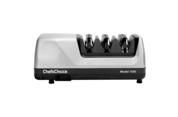 Image of Chef's Choice Angleselect Diamond Hone 1520 Knife Sharpener, 12 x 6.25 x 6, Brushed Metal, 0115207