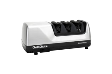 Image of Chef's Choice Angleselect Diamond Hone 1520 Knife Sharpener, 12 x 6.25 x 6, Brushed Metal, 0115207