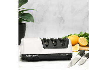 Image of Chef's Choice Angleselect Diamond Hone 1520 Knife Sharpener, 12 x 6.25 x 6, White, 0115200
