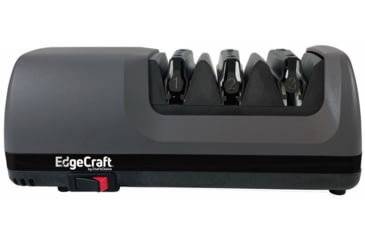 Image of Chef's Choice EdgeCraft Model E120 Electric Knife Sharpener, 3-Stage 20-Degree Trizor, SHE120GY11, Charcoal Grey, 3 Stage, SHE120GY11