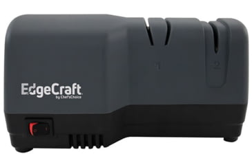 Image of Chef's Choice EdgeCraft Model E270 Hybrid Knife Sharpener, 3-Stage 20-Degree Dizor, SHE270GY11, Charcoal Grey/Stainless, 3 Stage, SHE270GY11