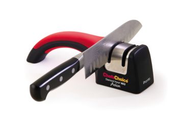 Image of Chef's Choice Pronto 463 Santoku/Asian Manual Diamond Hone Sharpener, 9.625 x 2.375 x 7.25 4630100