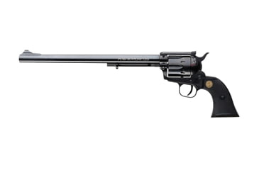 Image of Chiappa Firearms 1873-SAA Revolver, .22 Long Rifle, 12in barrel, aluminum alloy frame, black plastic grip, revolving chamber, fixed blade front, adjustable rear, 6 round cylinder, CA-1873 SAA-.22LR-12-1-FRRMPG