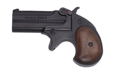Image of Chiappa Firearms Double-Eagle-Derringer Pistol, .22 Long Rifle, 3in barrel, aluminum alloy frame, smooth walnut grip, 2-barrel, , 2 round magazine, CADED-.22LR-3-1-FRRMPG