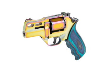 Image of Chiappa Firearms Rhino Nebula 30DS 3in Revolver, .357 Magnum/.38 Special, 3 inch Barrel, Fiber-Optic, Multi-Color, Wood, 6 Round Cylinder, 340354