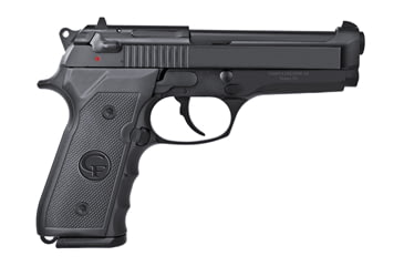 Image of Chiappa Firearms M9 Pistol, 9mm Luger, 4.92in barrel, aluminum frame, black plastic grip, recoil operated semi-automatic, 3-dot fixed, 15 round magazine, CA-M9-9MM-4.92-1-FRRMPG
