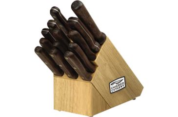 Image of Chicago Cutlery Walnut Tradition 14-Piece Knife Set with Block C00372