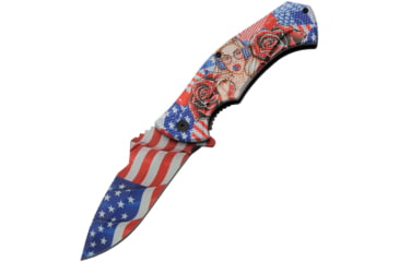 Image of China Made Flag Linerlock A/O LibertyRose