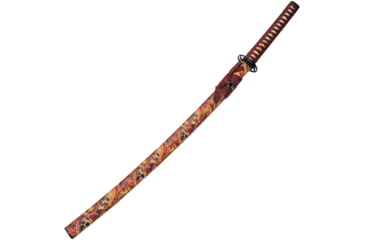 Image of China Made Flaming Skull Katana