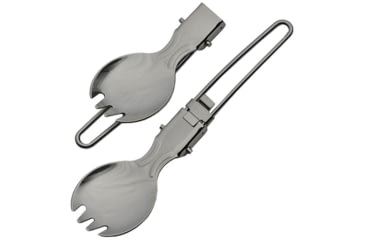 Image of China Made Foldable Camping Spork with SS Construction, 6in Overall, 4in Closed, 211427