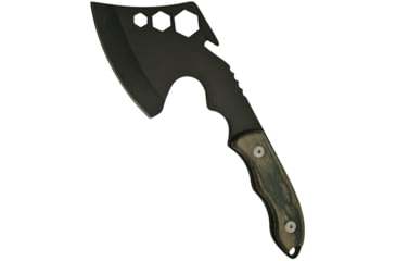 Image of China Made Hatchet Wood, 10.5in Overall, 4in Cutting Edge, 3.25in Black SS Axe Head, Black Wood Handle, Black Nylon Belt Sheath, Black, 211395