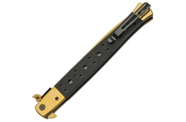 Image of China Made Long Stiletto Linerlock Gold