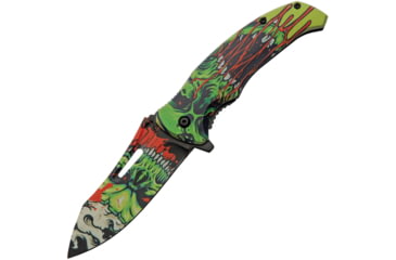 Image of China Made Radium Skull Linerlock A/O