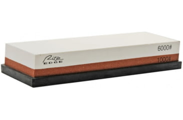 Image of China Made Sharpening Stone 1000/6000, 7.25in X 2.63in X 1.25in, Stone 7in X 2.25in X 1.13in, 1000 Grit Side For Sharpening And 6000 Grit Side For Honing, Gel Base, 212875
