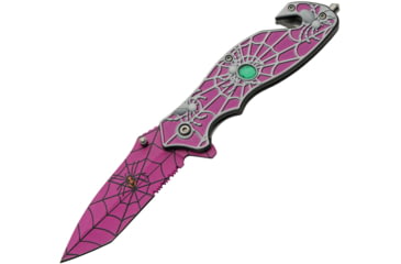 Image of China Made Spider Web Linerlock A/O Purp
