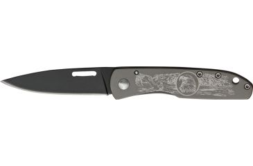 Image of China Made Wildlife Series Stainless Knife, Black CN210891EG