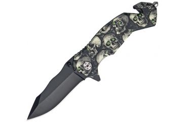 Image of China Made Zombie Skull Linerlock Knife CN300277