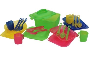 Image of Chinook Acadia Tableware Set, All-in-one 4 Person Dining Set 100145