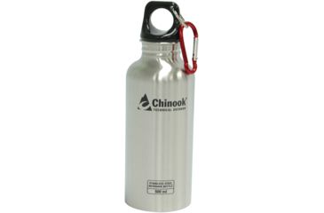 Image of Chinook Cascade Wide Mouth Stainless Steel Bottle, 16 oz., Natural 54351