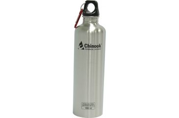 Image of Chinook Cascade Wide Mouth Stainless Steel Bottle, 32 oz., Natural 54372
