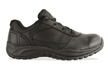 Image of Chinook Footwear Shift Wide Width Low Height Black Leather Uniform Oxford - Mens, Black, 17, 5005-001W-17