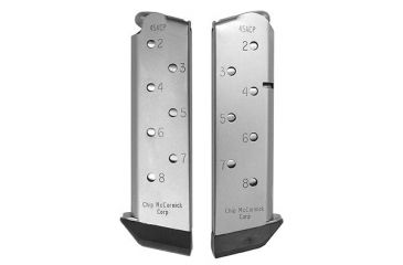 Image of Chip McCormick Custom 14111 Colt 1911 45 ACP 8 Rd Stainless Finish