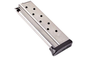 Image of Chip McCormick Range Pro 1911 Compact, 9mm Luger, 9 Round Pistol Magazine, Stainless, M-RP-9CP9