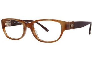 Image of Chloe CL1202 Progressive Prescription Eyeglasses - Frame Blond Horn, Size 53/16mm CL120204