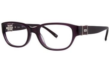 Image of Chloe CL1202 Progressive Prescription Eyeglasses - Frame Plum, Size 53/16mm CL120203