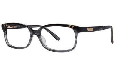 Image of Chloe CL1204 Single Vision Prescription Eyeglasses - Frame Black/Grey, Size 53/14mm CL120401