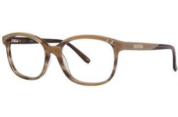 Image of Chloe CL1205 Progressive Prescription Eyeglasses - Frame Camel/Horn, Size 54/16mm CL120504