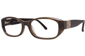 Image of Chloe CL1216 Progressive Prescription Eyeglasses - Frame Chocolate, Size 52/14mm CL121602