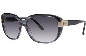 Image of Chloe CL2212 Sunglasses - Frame Grey Horn, Lens Color Gradient Grey, Size 59/16mm CL221201