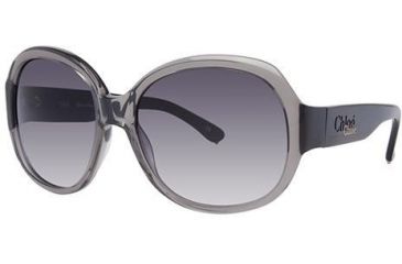 Image of Chloe CL2214 Sunglasses - Frame Black, Lens Color Gradient Grey, Size 60/17mm CL221401