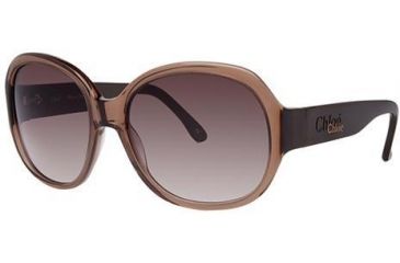 Image of Chloe CL2214 Sunglasses - Frame Brown, Lens Color Gradient Brown, Size 60/17mm CL221402