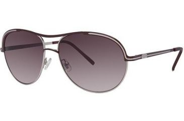 Image of Chloe CL2245 Sunglasses - Frame Claret, Lens Color Gradient Brown CL224503